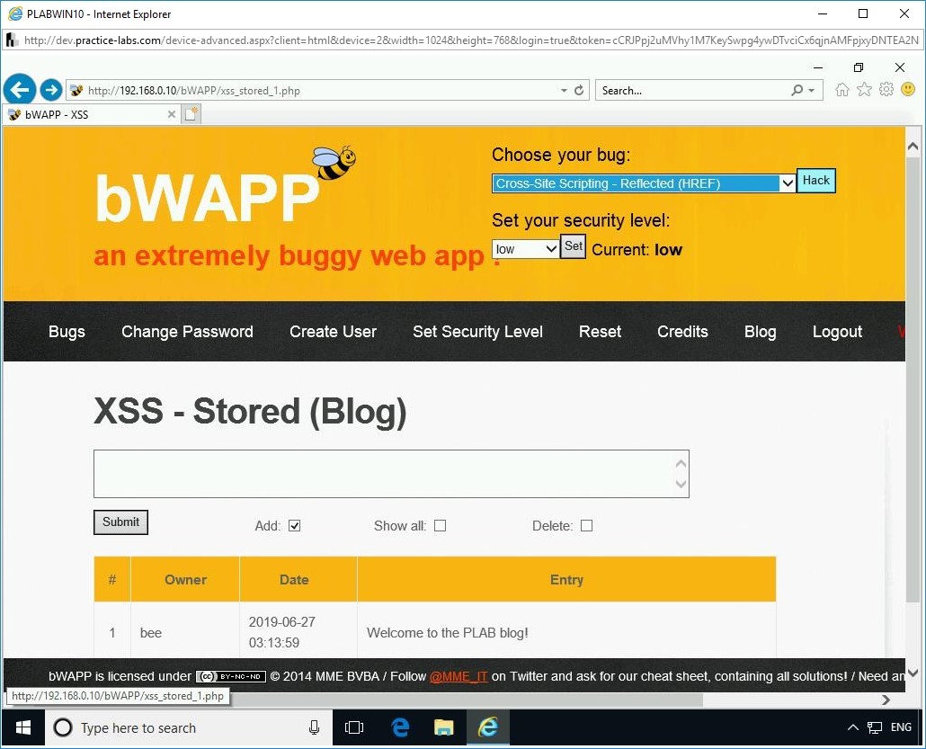 Figure 2.66 Screenshot of PLABWIN10