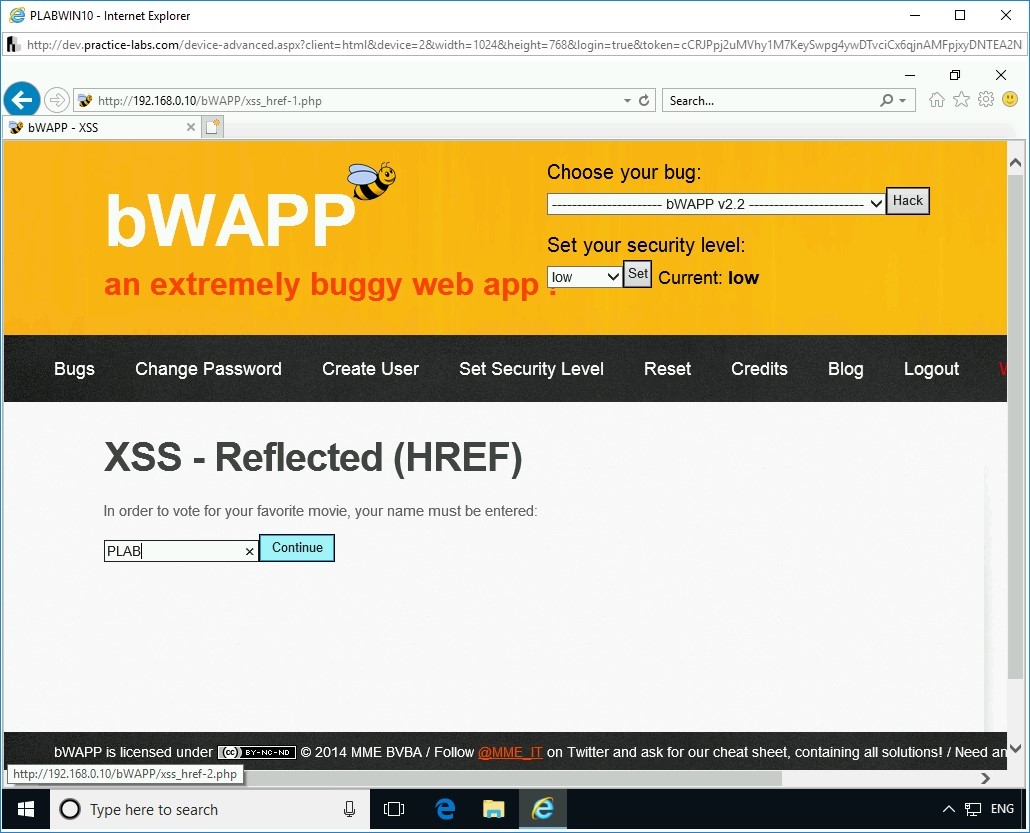 Figure 2.67 Screenshot of PLABWIN10