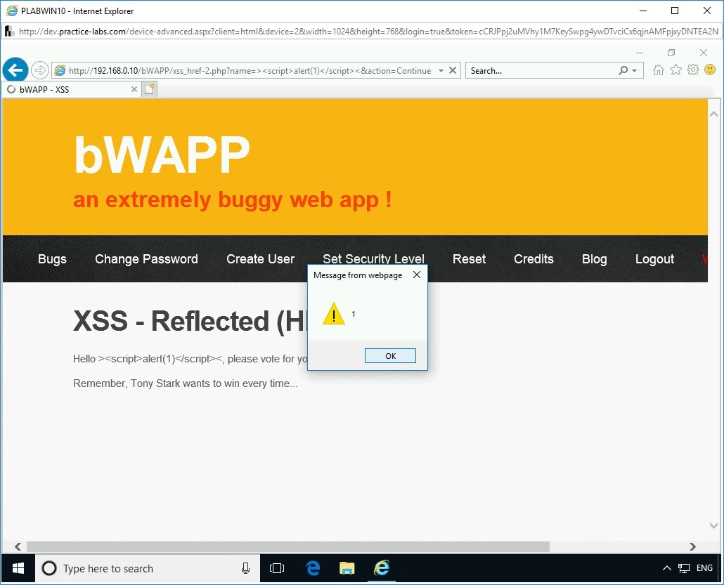 Figure 2.70 Screenshot of PLABWIN10