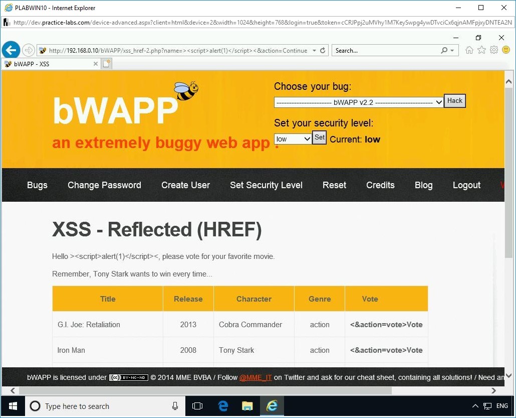 Figure 2.71 Screenshot of PLABWIN10