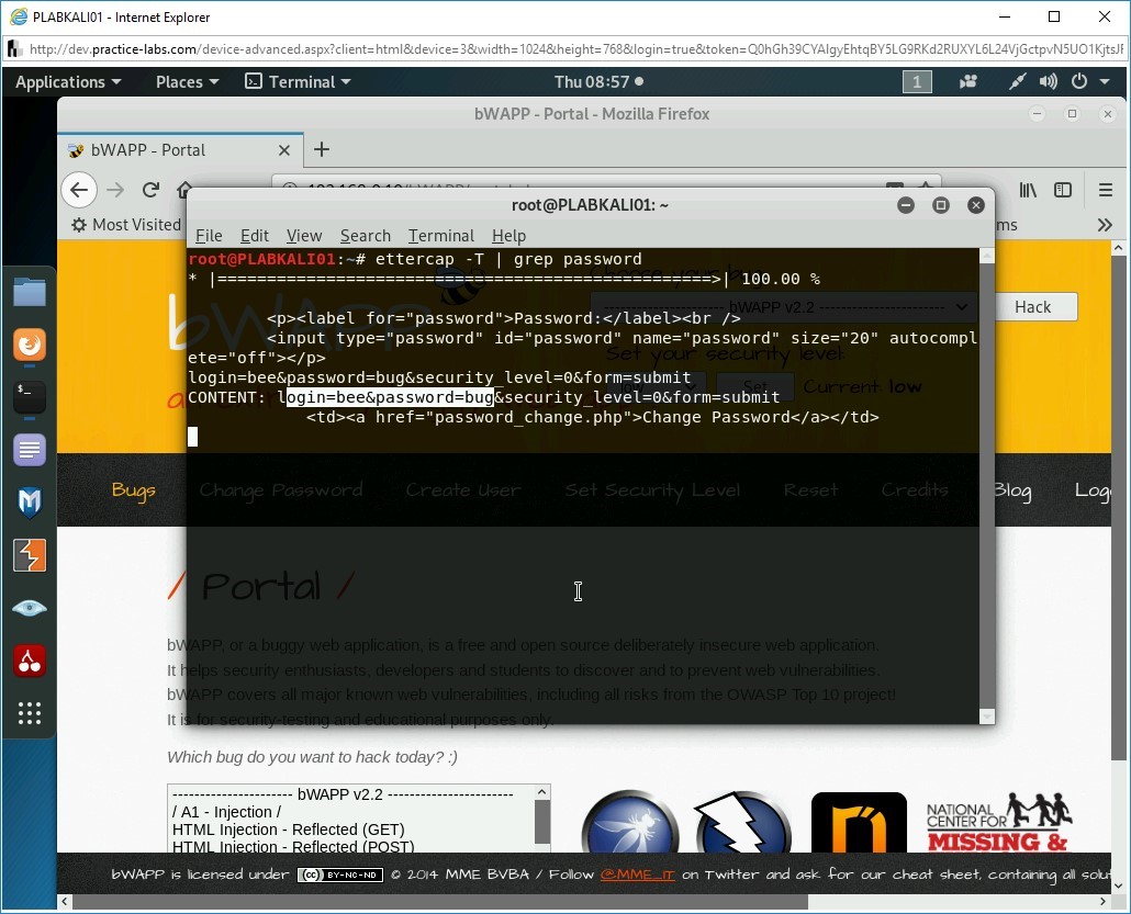 Hình 1.8 Ảnh chụp màn hình PLABKALI01
