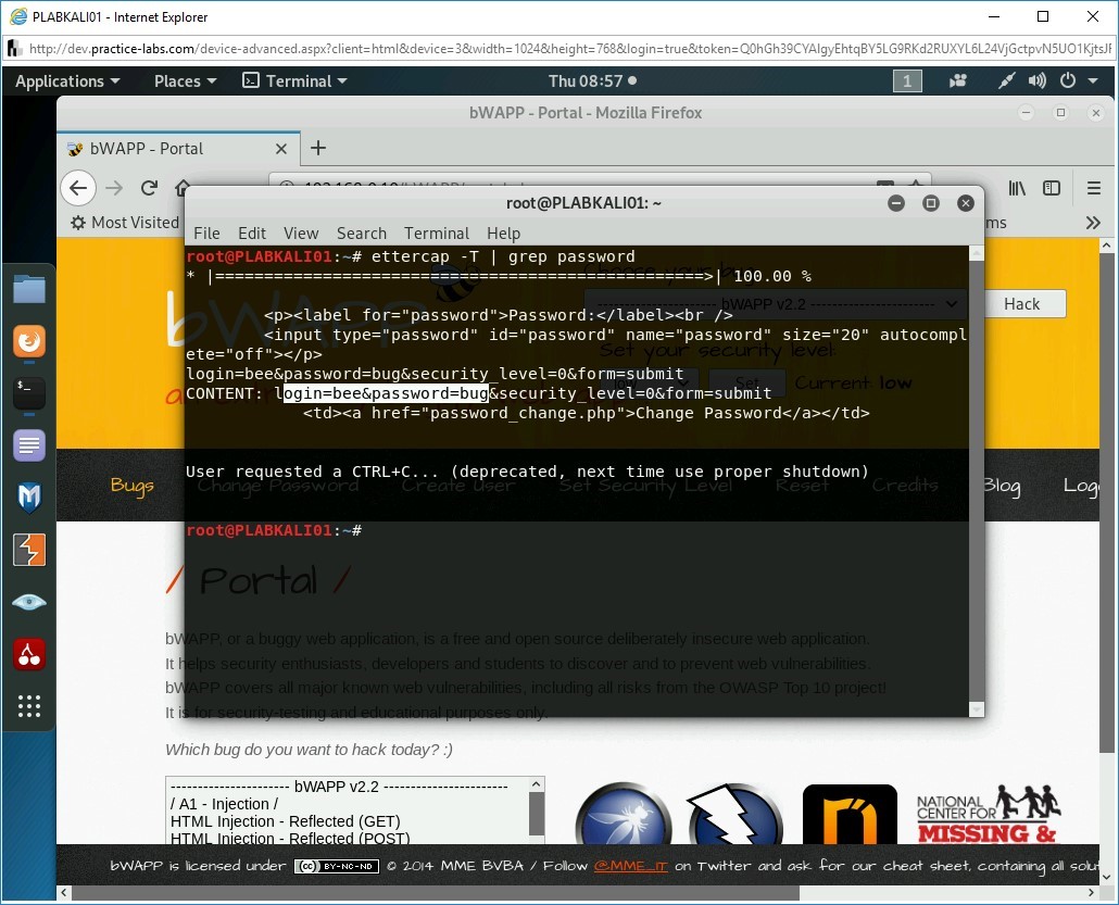 Hình 1.9 Ảnh chụp màn hình PLABKALI01