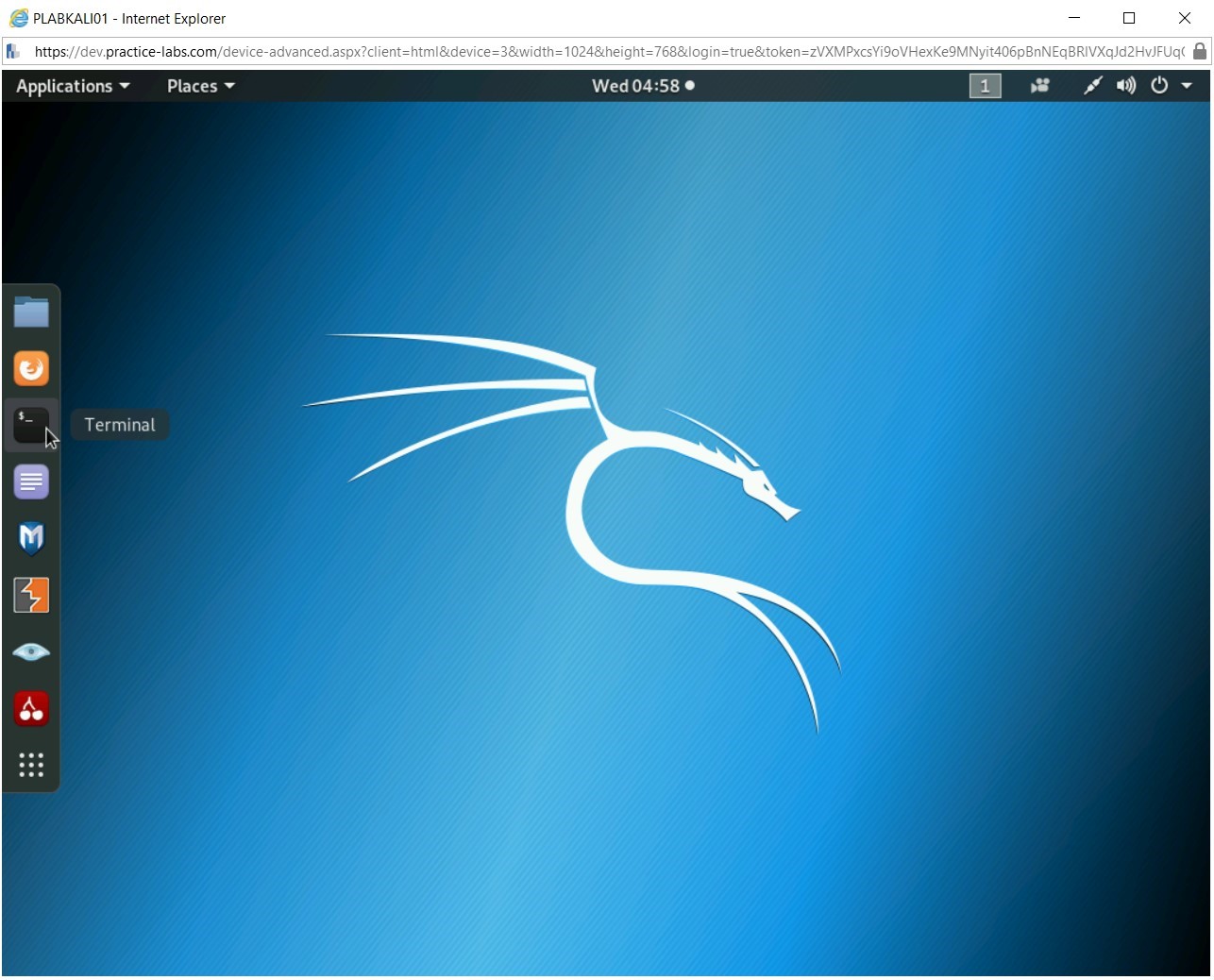 Hình 1.12 Ảnh chụp màn hình PLABKALI01