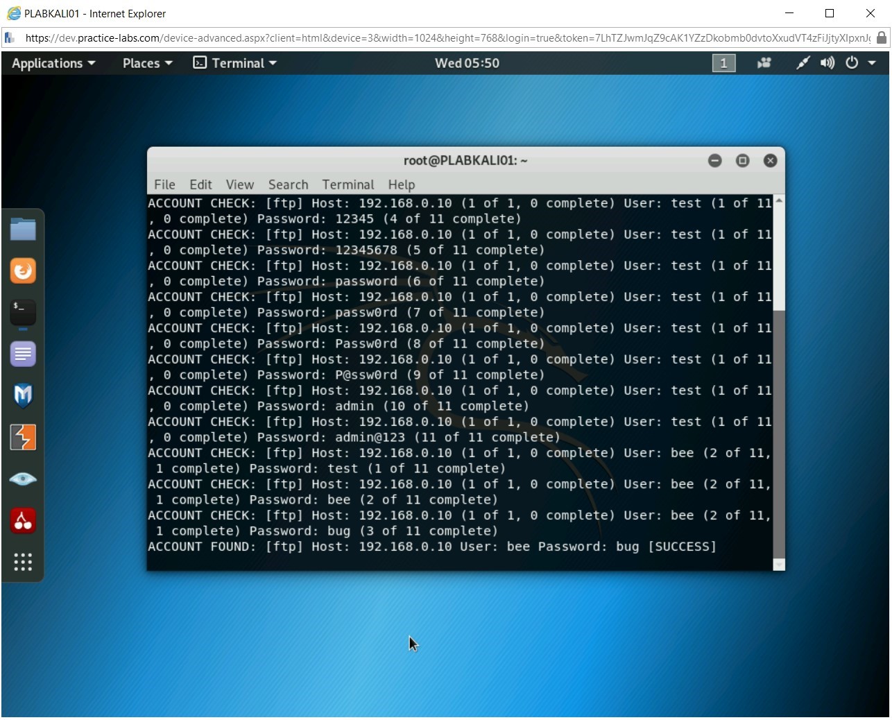 Hình 1.29 Ảnh chụp màn hình PLABKALI01