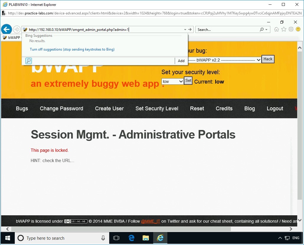 Figure 2.14 Screenshot of PLABWIN10