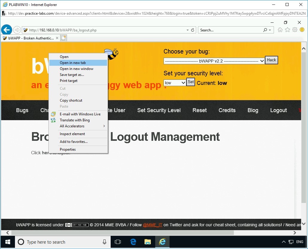 Figure 2.17 Screenshot of PLABWIN10