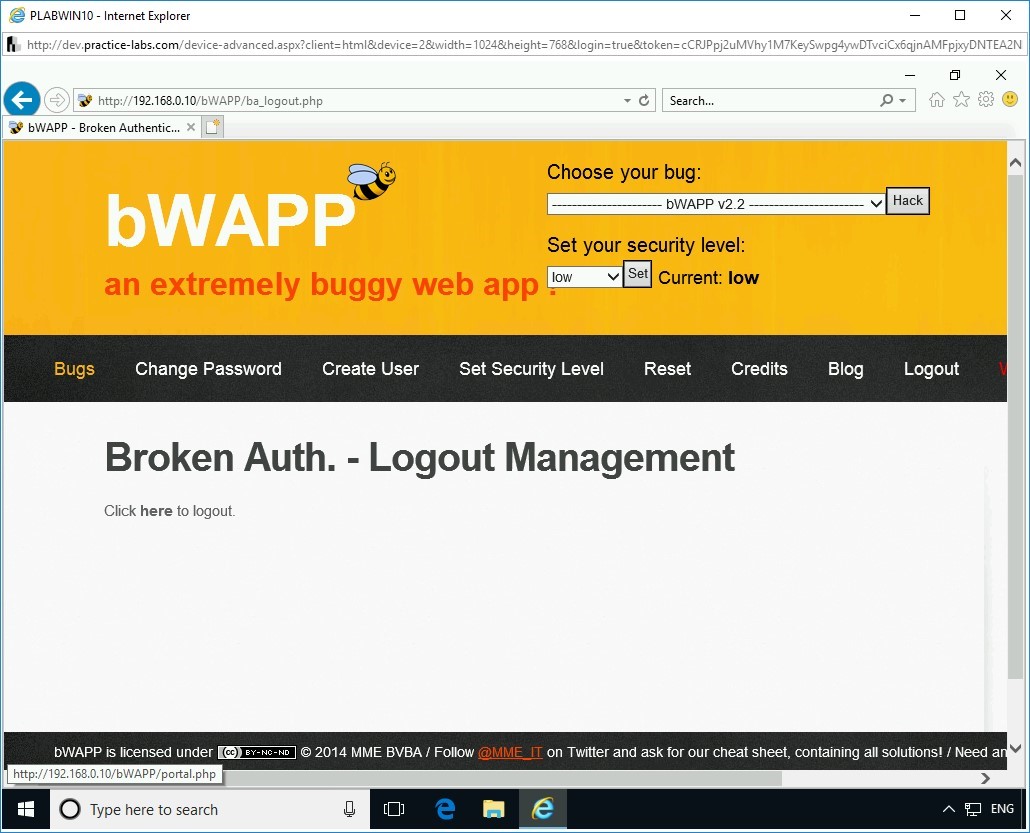 Figure 2.19 Screenshot of PLABWIN10