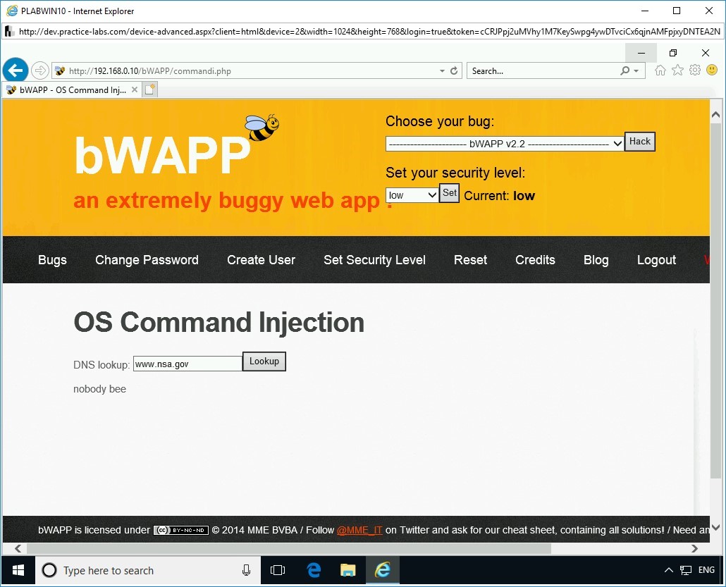 Figure 2.29 Screenshot of PLABWIN10