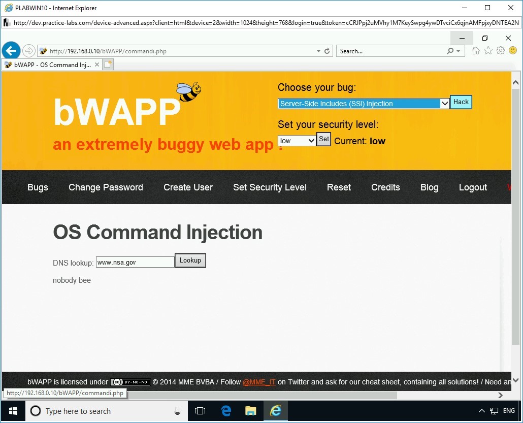 Figure 2.38 Screenshot of PLABWIN10