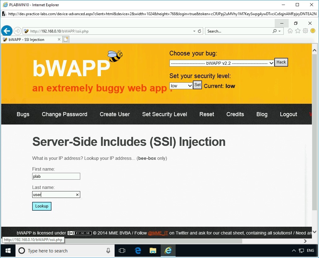 Figure 2.39 Screenshot of PLABWIN10