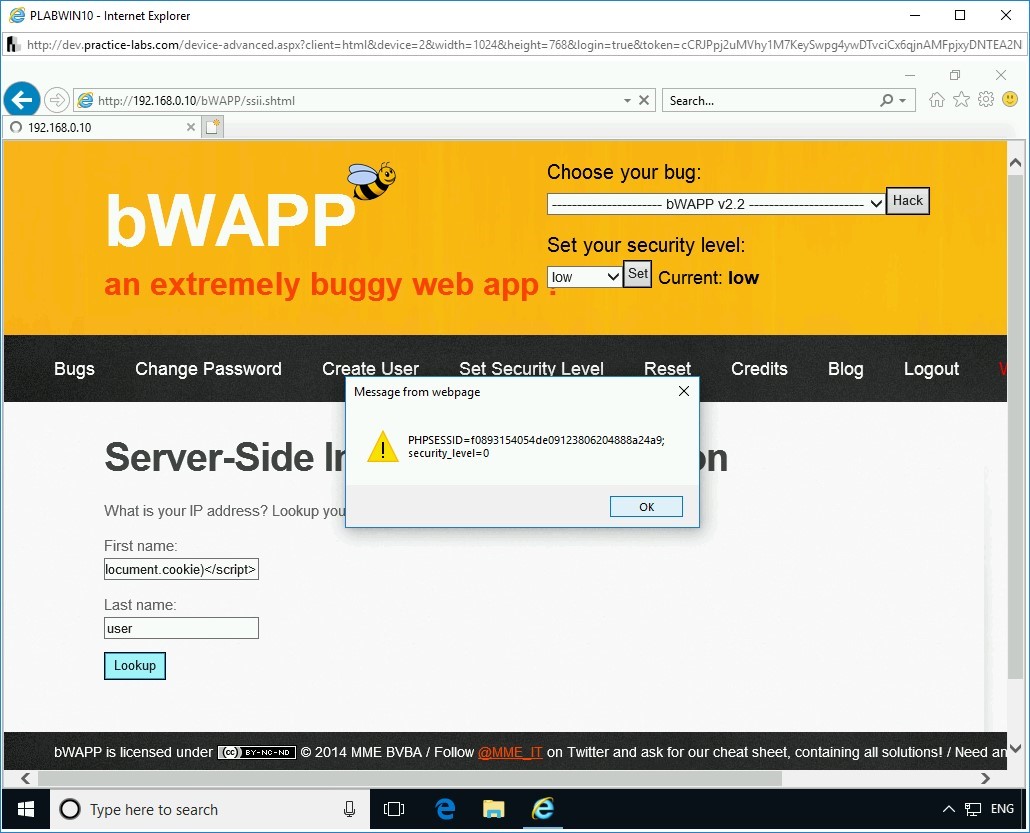 Figure 2.45 Screenshot of PLABWIN10