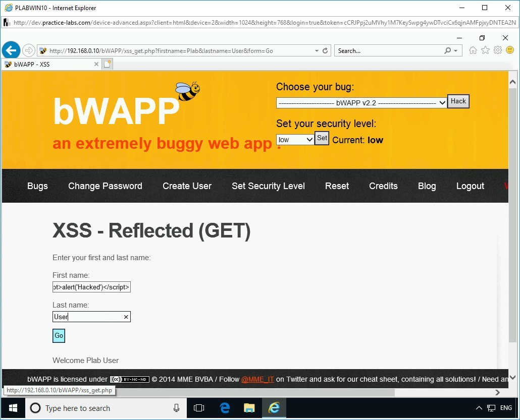 Figure 2.55 Screenshot of PLABWIN10