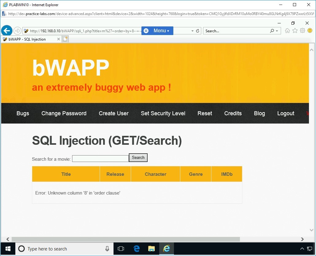 Figure 1.13 Screenshot of PLABWIN10