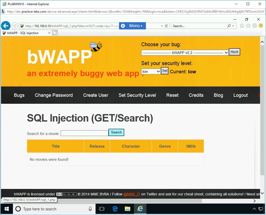 Figure 1.15 Screenshot of PLABWIN10
