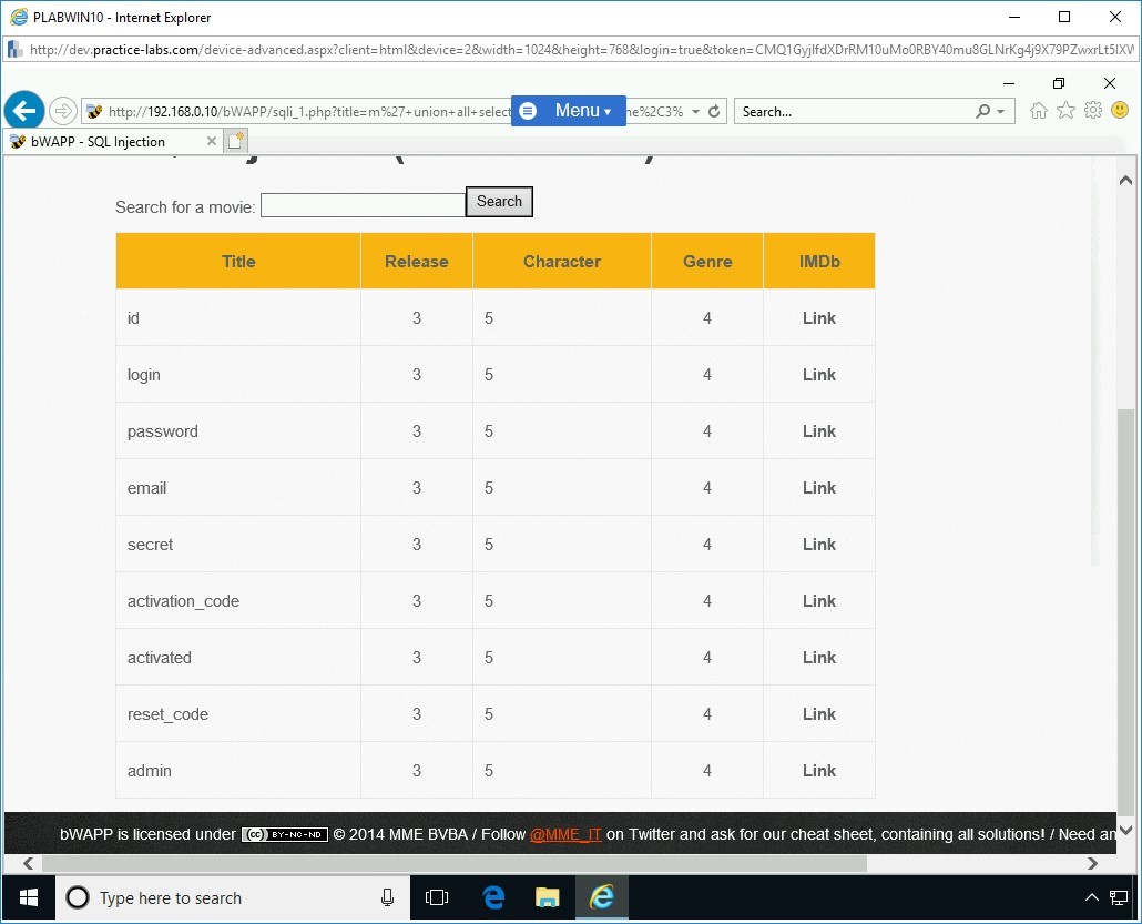 Figure 1.20 Screenshot of PLABWIN10