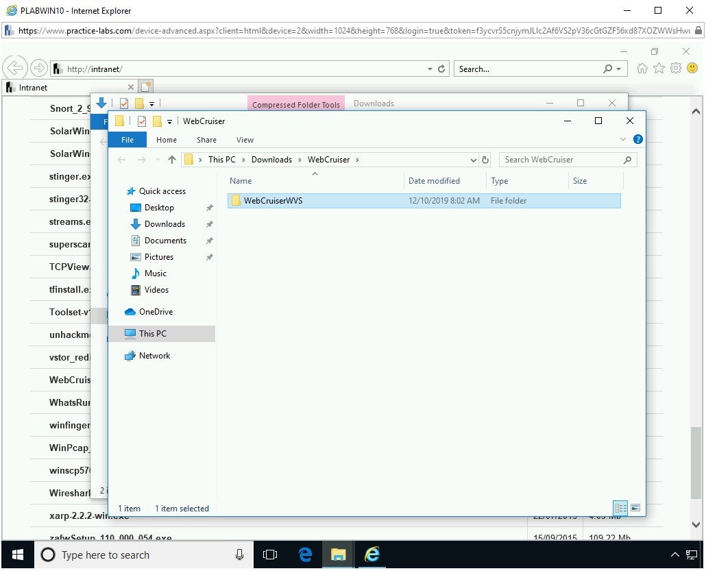 Figure 2.10 Screenshot of PLABWIN10