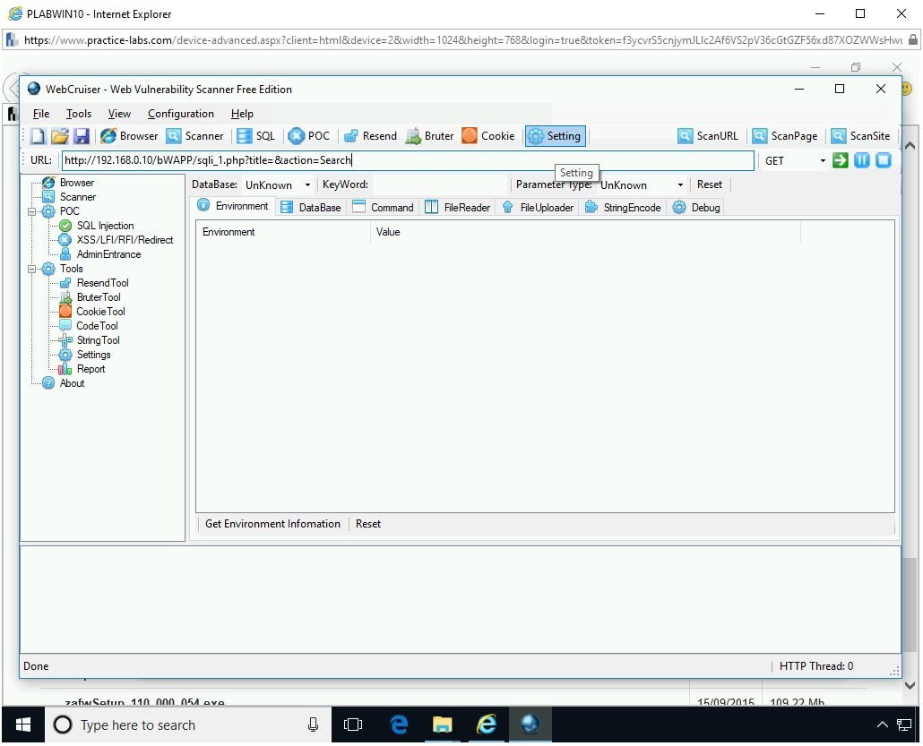 Figure 2.13 Screenshot of PLABWIN10