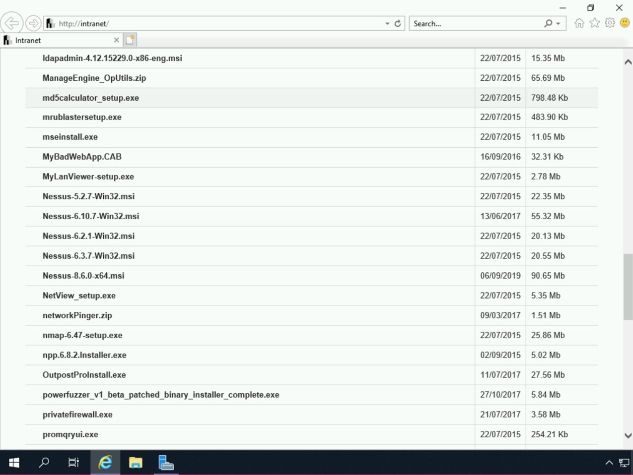 Figure 1.10 Screenshot of PLABDM01