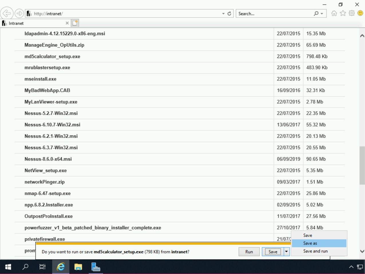 Figure 1.11 Screenshot of PLABDM01