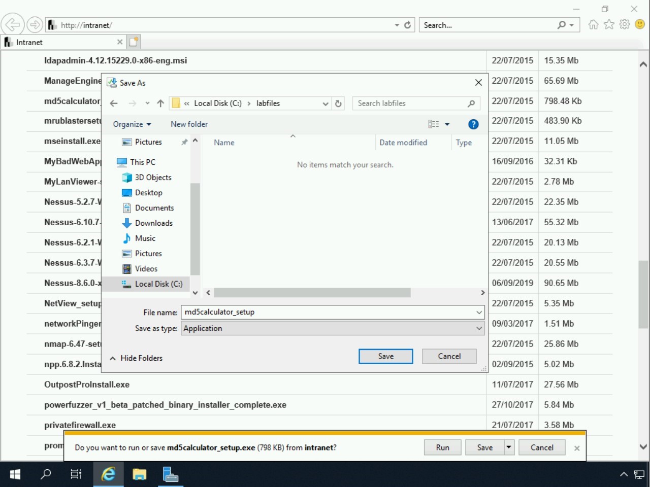 Figure 1.12 Screenshot of PLABDM01