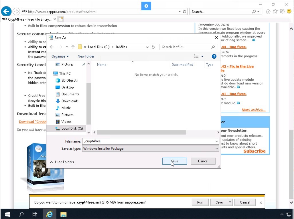 Figure 1.17 Screenshot of PLABDM01