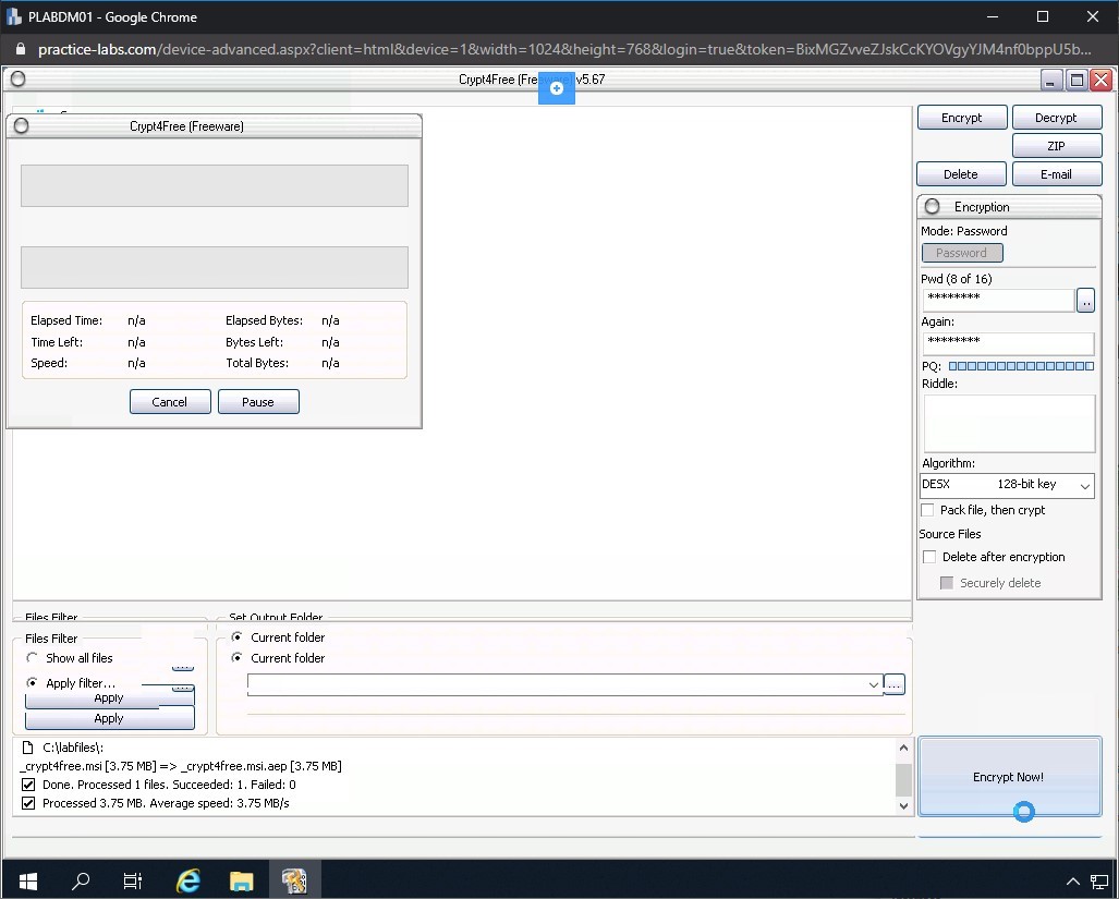 Figure 1.25 Screenshot of PLABDM01