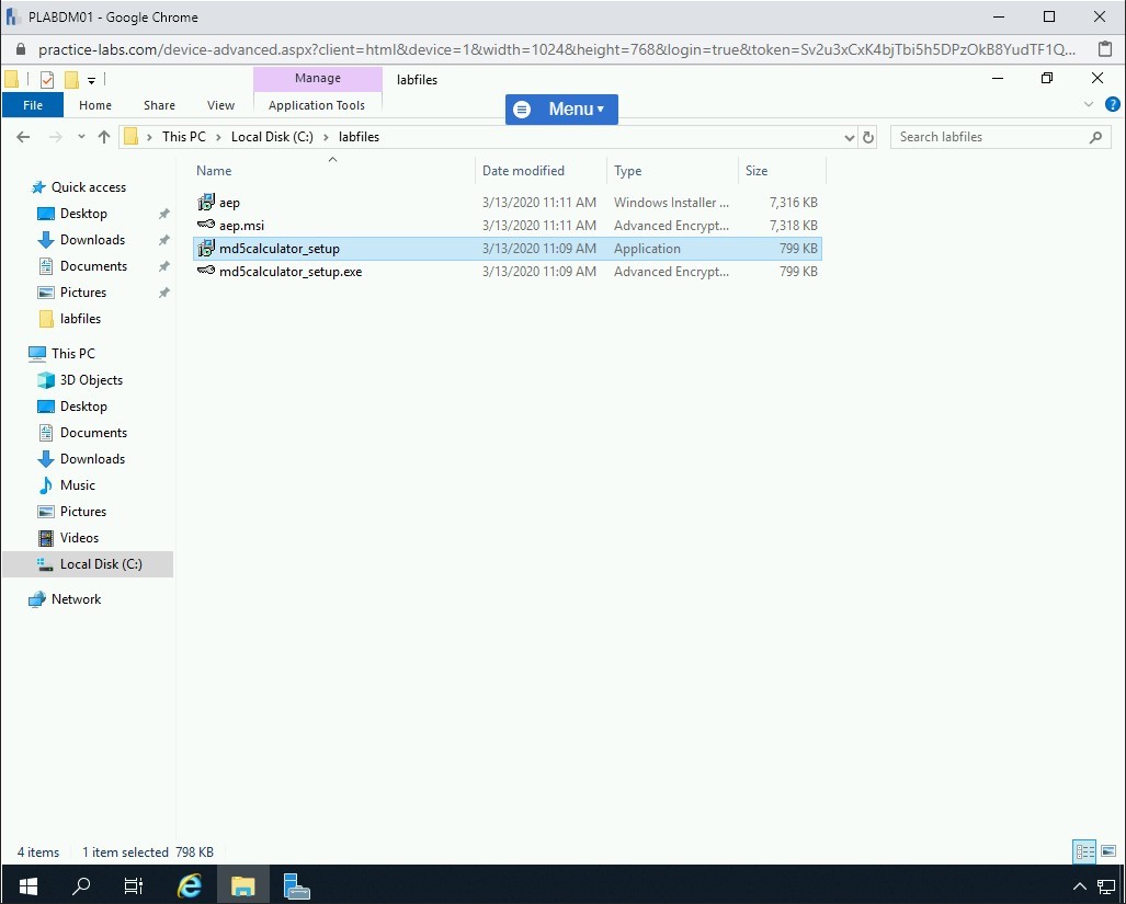Figure 1.56 Screenshot of PLABDM01