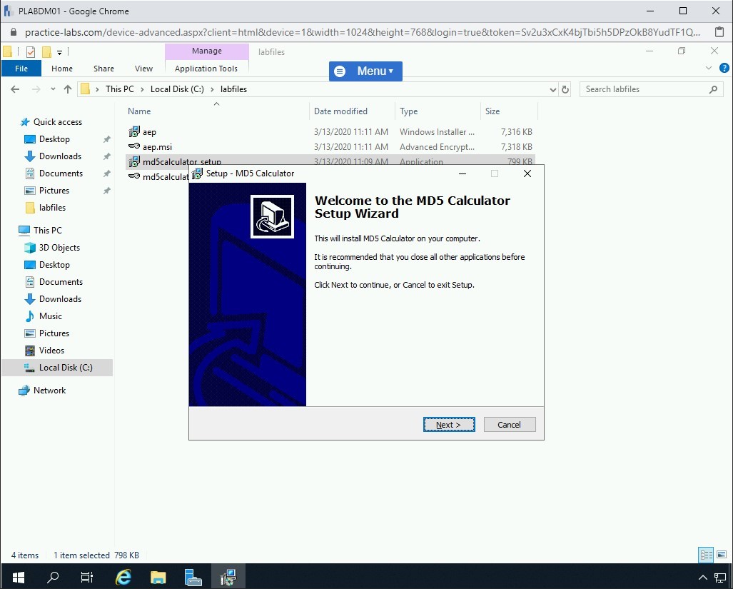 Figure 1.57 Screenshot of PLABDM01