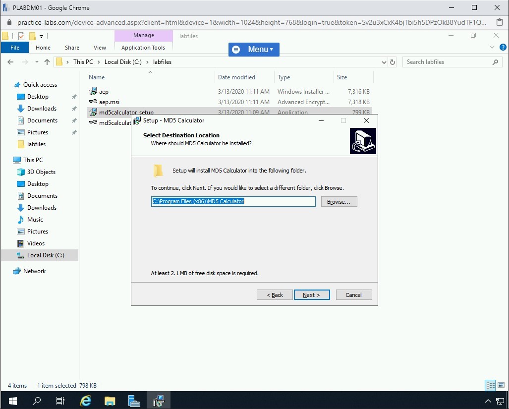 Figure 1.58 Screenshot of PLABDM01