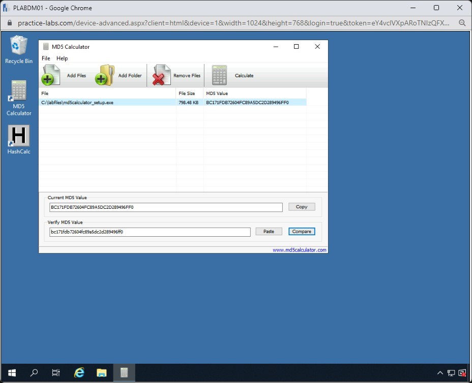 Figure 1.77 Screenshot of PLABDM01