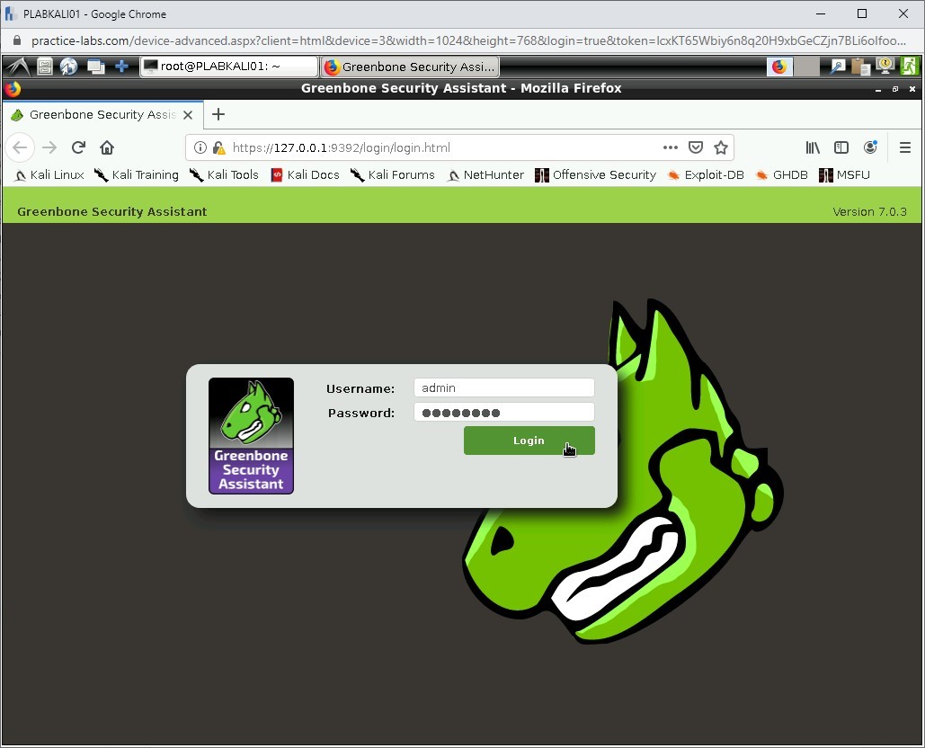Figure 1.15 Screenshot of PLABKALI01