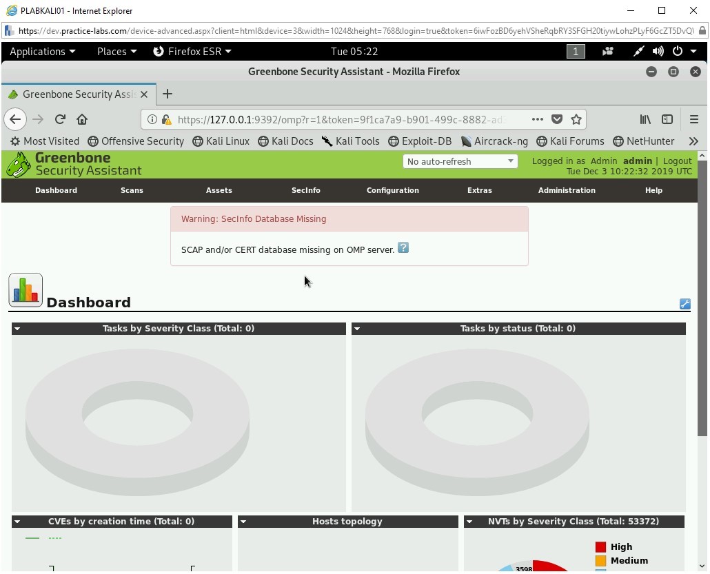 Figure 1.16 Screenshot of PLABKALI01