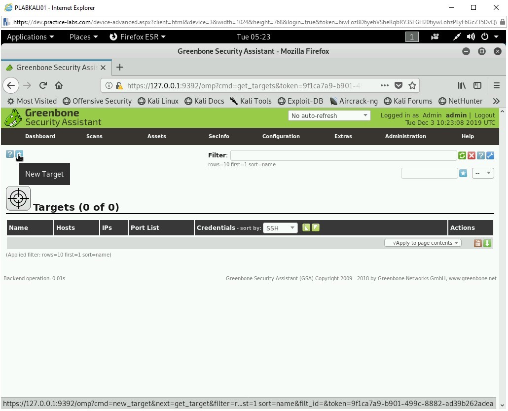 Figure 1.18 Screenshot of PLABKALI01