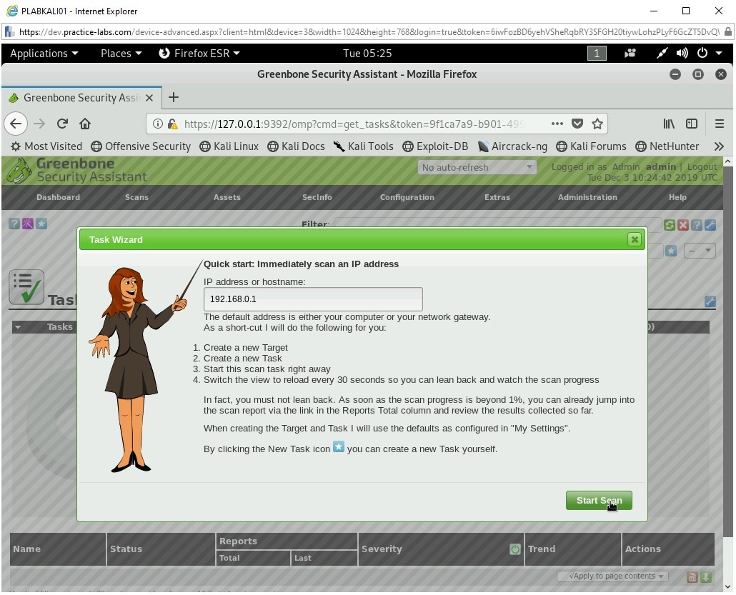 Figure 1.23 Screenshot of PLABKALI01