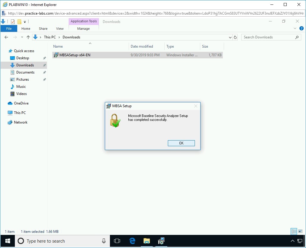 Figure 2.7 Screenshot of PLABWIN10