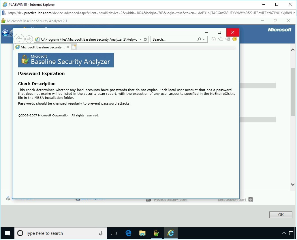 Figure 2.20 Screenshot of PLABWIN10