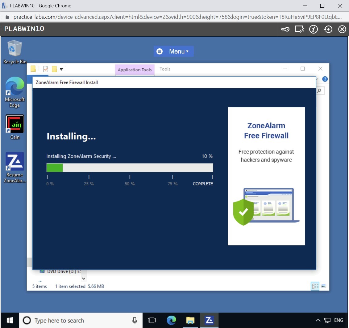 Figure 1.15 Screenshot of PLABDC01