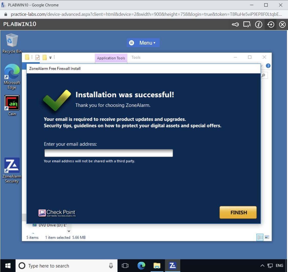 Figure 1.16 Screenshot of PLABDC01