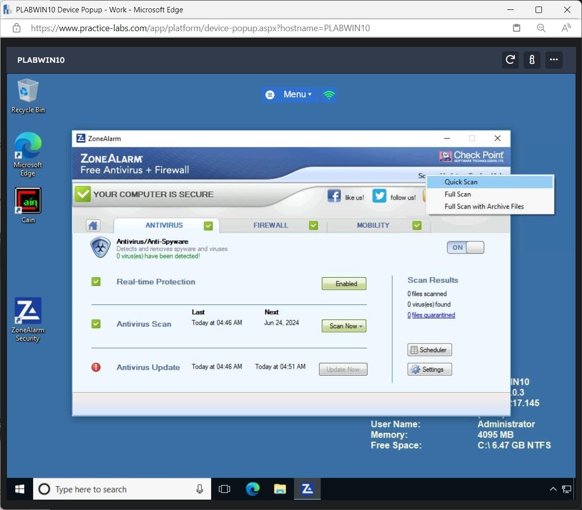 Figure 1.37 Screenshot of PLABDC01
