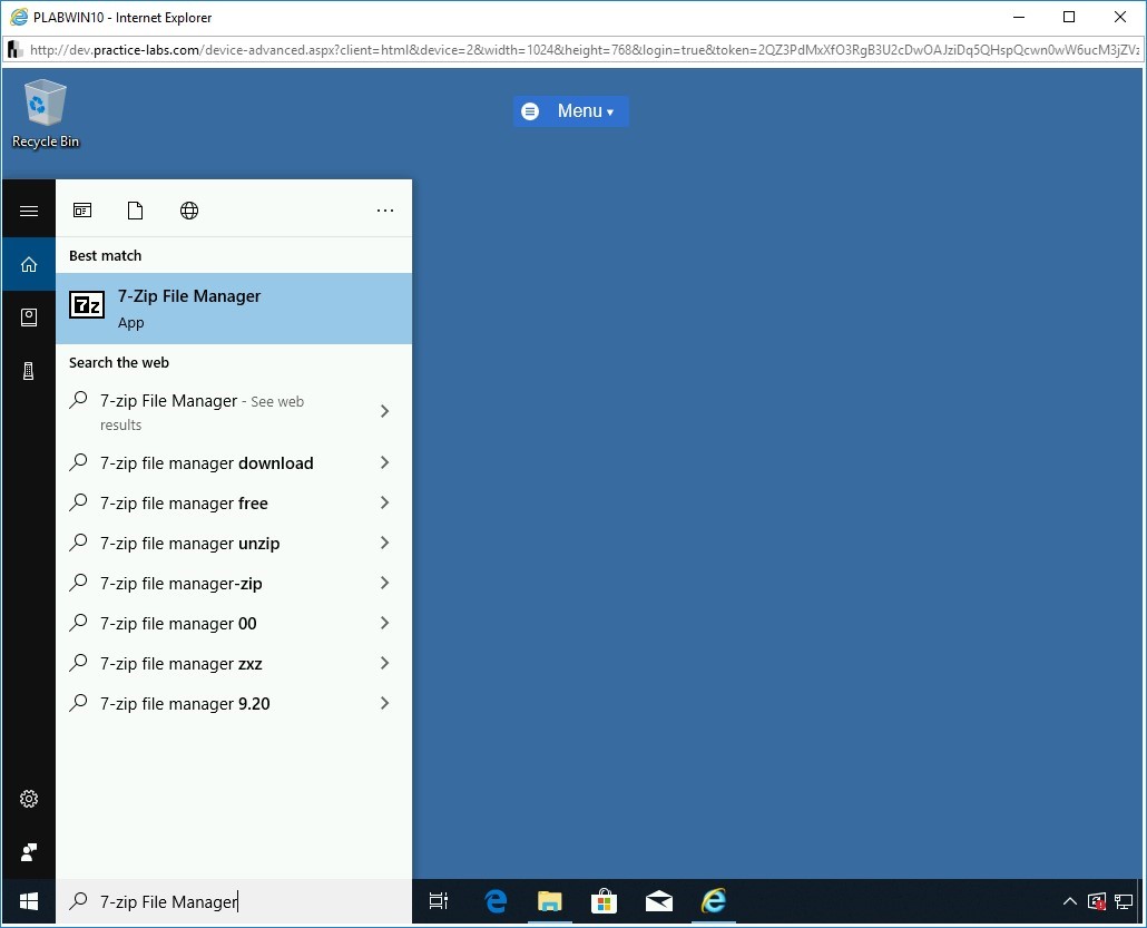 Figure 1.18 Screenshot of PLABWIN10