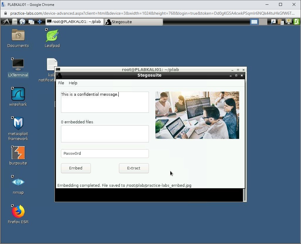 Figure 1.52 Screenshot of PLABKALI01