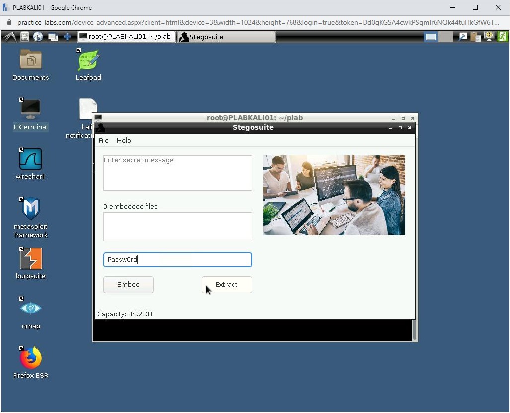 Figure 1.56 Screenshot of PLABKALI01