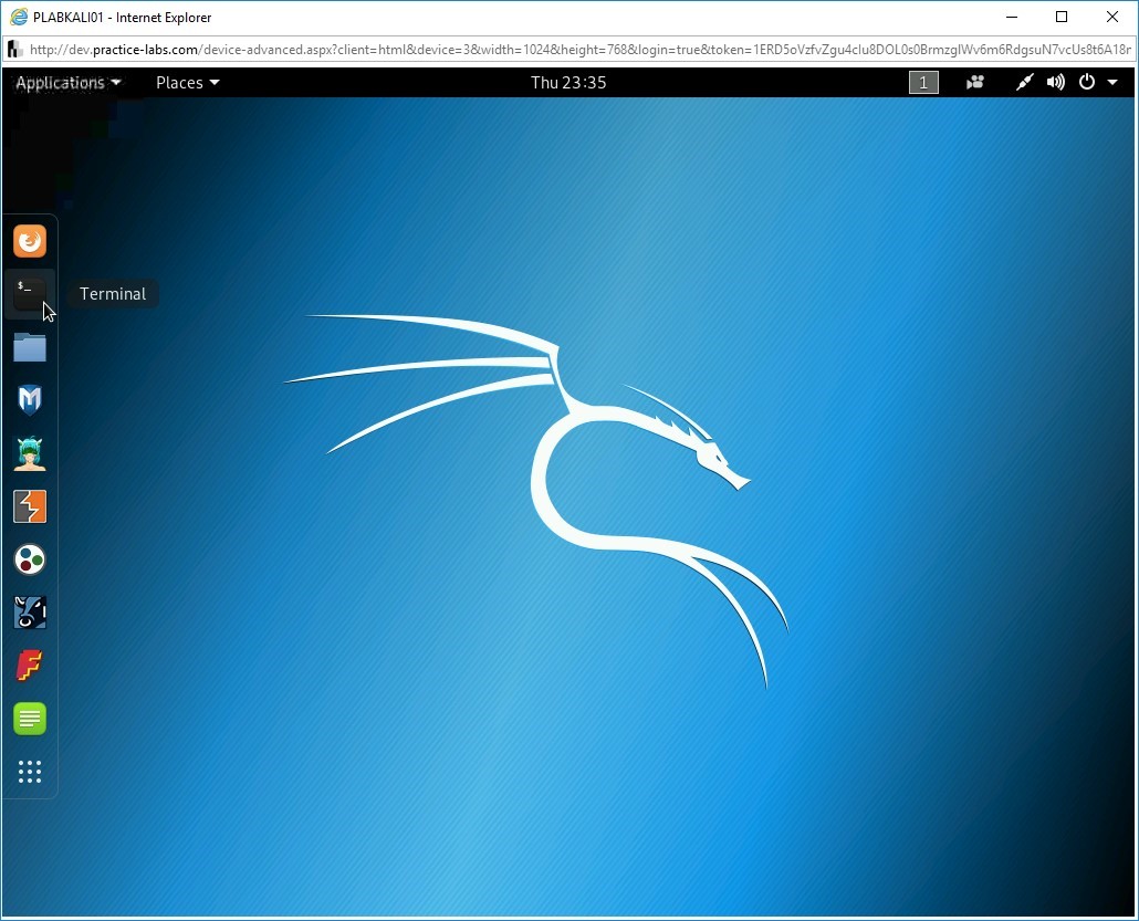 Hình 2.1 Ảnh chụp màn hình PLABKALI01
