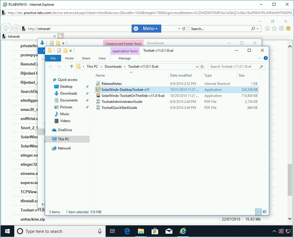 Figure 1.103 Screenshot of PLABWIN10