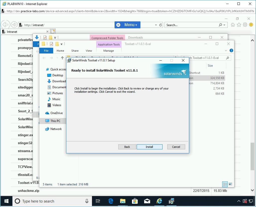 Figure 1.108 Screenshot of PLABWIN10