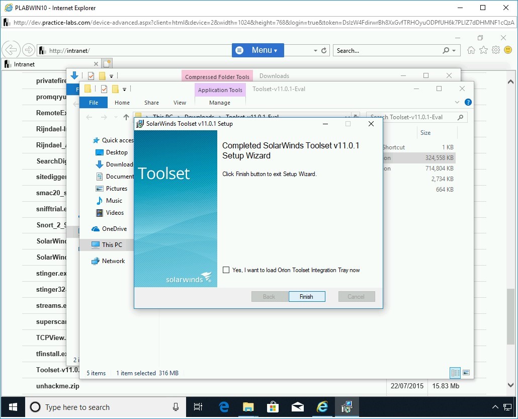 Figure 1.112 Screenshot of PLABWIN10