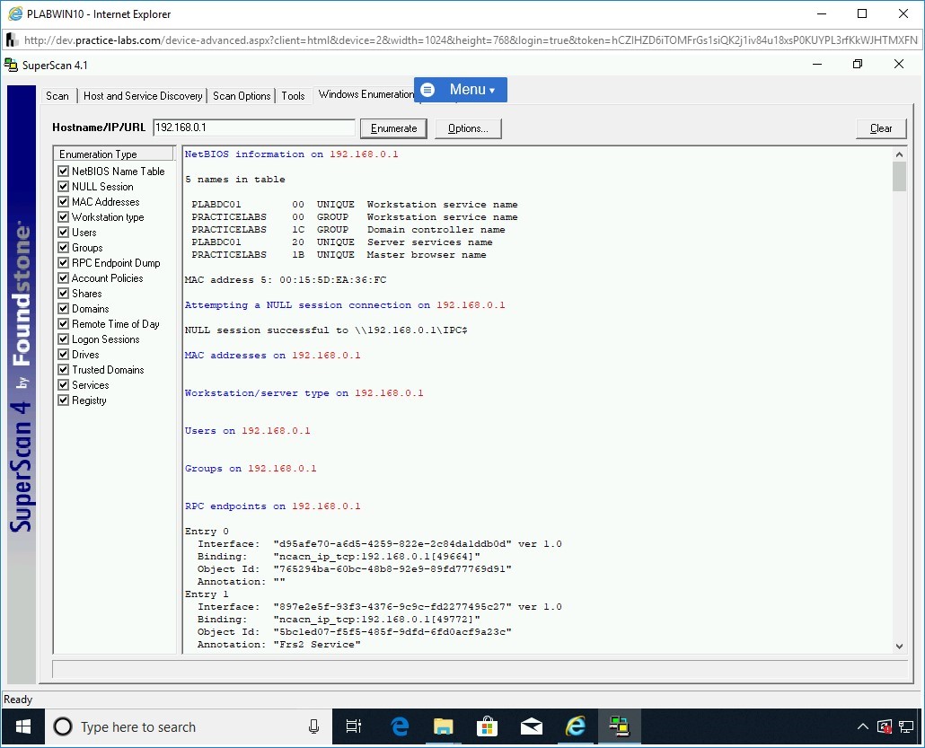 Figure 1.12 Screenshot of PLABWIN10