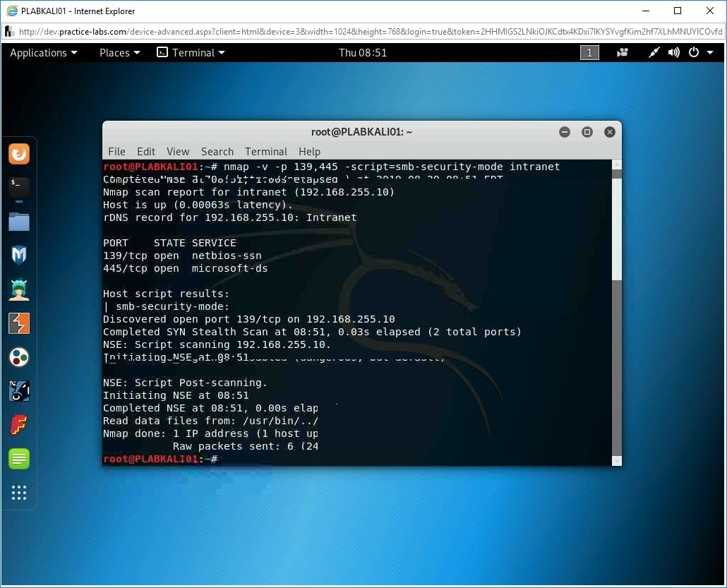 Figure 2.47 Screenshot of PLABKALI01