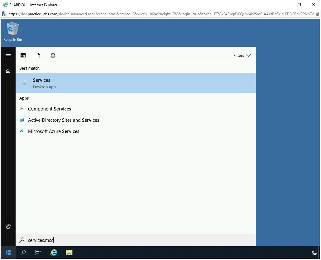 Figure 3.25 Screenshot of PLABWIN10