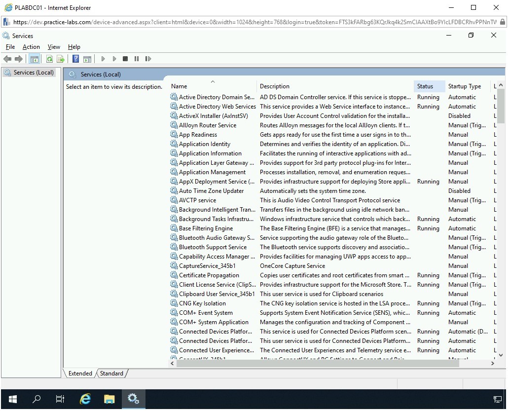 Figure 3.26 Screenshot of PLABWIN10